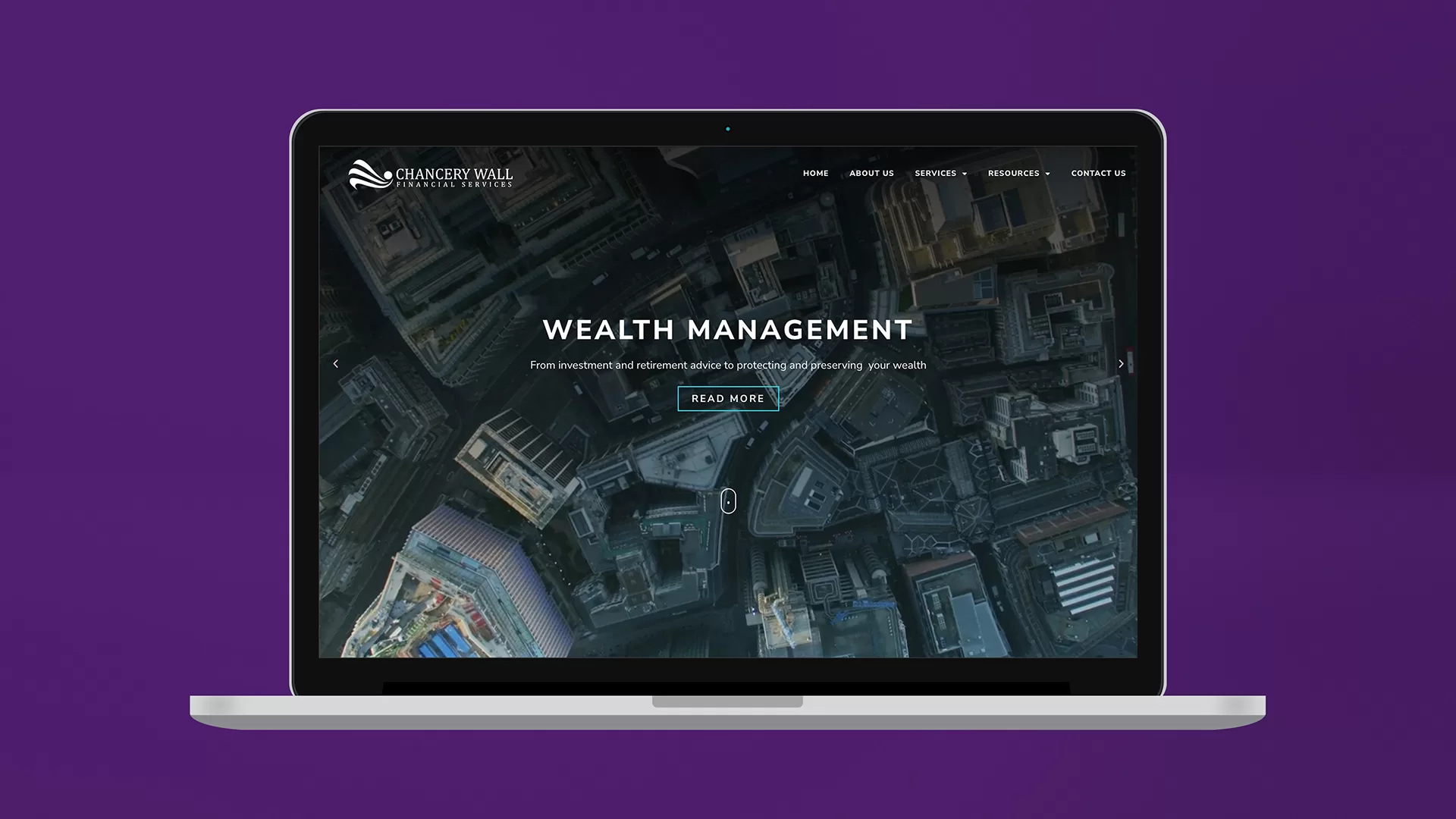Financial services website design 5